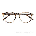 Clear Acetate Frame Anti Blue Light Teens Men Optical Non Prescription Glasses